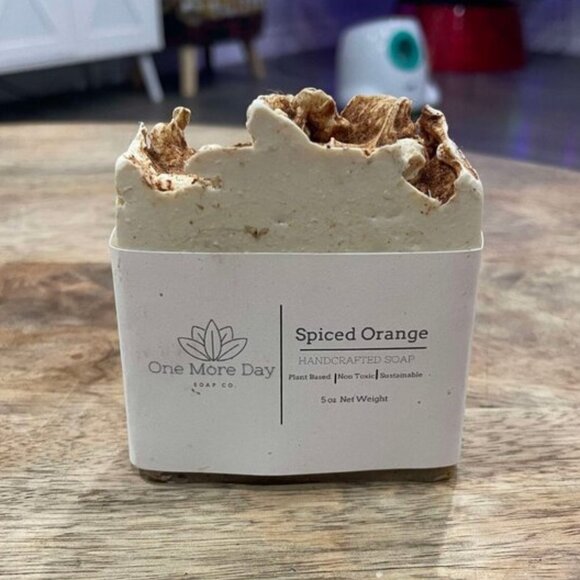 NEW Spiced Orange Handmade Soap Bar by One More Day Soap Co. - Picture 1 of 4